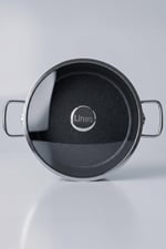 Lines Granit Rozella Karnıyarık Tencere Gri - 30 cm