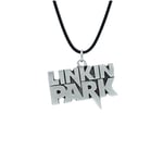 Linkin Park Deri ip Kolye - Gümüş Kaplama - Kadın Erkek Kolye - No:1021