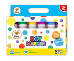 Lino Dot Markers 6' lı Yıkanabilir Boya