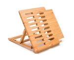 Lipper International 1887 iPad, Samsung, Nexus, Nintendo Switch ve Diğer Tabletler için Bambu Ahşap Genişletilebilir Stand