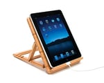 Lipper International 1887 iPad, Samsung, Nexus, Nintendo Switch ve Diğer Tabletler için Bambu Ahşap Genişletilebilir Stand