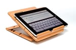 Lipper International 1887 iPad, Samsung, Nexus, Nintendo Switch ve Diğer Tabletler için Bambu Ahşap Genişletilebilir Stand