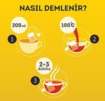 Lipton Doğu Karadeniz Bardak Poşet Çay 25'li Paket