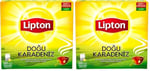 Lipton Doğu Karadeniz Bergamot Aromalı Bardak Süzen Poşet Siyah Çay, 100'lü (2 paketi)
