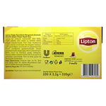 Lipton Doğu Karadeniz Demlik Süzen Poşet Bergamot Aromalı Siyah Çay 100'lü Paket (2 paketi)