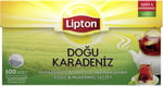 Lipton Doğu Karadeniz Demlik Süzen Poşet Bergamot Aromalı Siyah Çay 100'lü Paket (2 paketi)