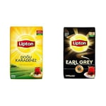 Lipton Doğu Karadeniz Dökme Çay, 1000 g ve Earl Grey Dökme Bergamot Aromalı Siyah Çay Özel Seri 1000 GR