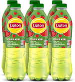 Lipton Ice Tea Çilek Aşkı Soğuk Çay Pet 6 x 1 L