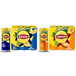 Lipton Ice Tea Limon Kutu 6x330 ml ve Lipton Ice Tea Şeftali Kutu 6x330 ml