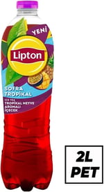 Lipton Ice Tea Tropikal Meyve Aromalı Soğuk Çay, Pet, 2 Litre