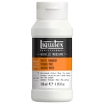 Liquitex 5204 Profesyonel Mat Vernik, Akrilik Boyalar İçin Son Kat Verniği - Saten Son Kat, Sararma Yapmayan, Eskimeye Karşı Dayanıklı, Hızlı Kuruyan, Arşiv Kalitesinde - 4oz Şişe, Şeffaf