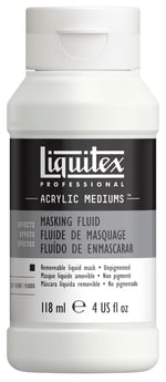 Liquitex 5404 Maskeleme Malzemesi, Akrilik Boya, Sulu Boya için, Tuval, Kağıt, Ahşap için Kazıma Krepi, Su Geçirmez ve Çıkarılabilir, 118  - Seçenekler: 118ml - Maskiermalmedium, 1 stück (1er Pack)...