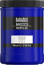 Liquitex akrilik boya, monopigmentli sanatçı pigmentleri, akrilik, ultra deniz mavisi, Acrylfarbe - 946ml Topf