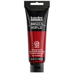 Liquitex akrilik boya, monopigmentli sanatçı pigmentleri, Koyu Kadmiyum Kırmızısı Renk Tonu, Akrilik boya - 118 ml tüp