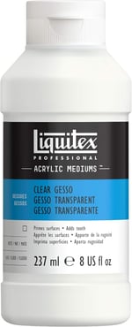 Liquitex Profesyonel Gesso, akrilik boyalar için astar, ışık ve eskimeye dayanıklı astar, kullanıma hazır - beyaz