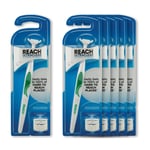 Listerine Ultraclean Access Flosser, Ağız Bakımı ve Hijyen için 8 Tek Kullanımlık Geçmeli Diş Flosser Kafa Yedeği, Dayanıklı Diş İpi Plağı Çıkarmaya Yardımcı Olur (6'lı Paket)