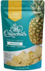 Little Crunchies Freeze Dried Ananas - Dondurularak Kurutulmuş - 30 Gr.