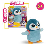 Little Live Pets My Walking Penguin - Waddles, Yumuşak ve Sevimli İnteraktif Oyuncak Penguen, 25+ Ses ve Tepki, Yürür, Dans Eder ve Kanat Çırpar, Pilli (5+ Yaş Çocuklar İçin)