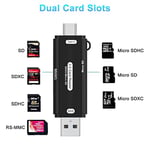 LivX Micro SD Kart Okuyucu Type C to USB 3.0 Çevirici OTG 5 Gbps Hafıza Kartı Okuyucu Adaptör Micro SD Card Reader RKTSD