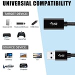LivX Rope 5Gbps Hızlı Veri Aktarımı USB 3.0 Erkek Dişi Uzatma Kablosu Halat Örgülü (3 Metre) - Seçenekler: 3 Metre, 2 Metre, 5 Metre