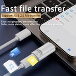 LivX USB-C to Lightning 8Pin Adaptör, Kulaklık uyumlu 45W Hızlı Şarj, Ses + Şarj Destekli, USB 2.0 Veri Transferi OTGTO