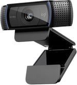 Logitech C920 HD Pro Webcam (USB, otomatik odaklama, mikrofon) siyah