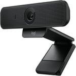 Logitech C930 HD Webcam (1080p ve USB Bağlantısı) Siyah/Gümüş Rengi - Seçenekler: şık, minimalist, modern, 4K web kamerası, profesyonel...