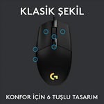 Logitech G G102 Kablolu Oyuncu Mouse, LIGHTSYNC RGB Aydınlatma, 8.000 DPI, 6 Programlanabilir Tuş, Siyah