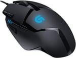 Logitech G G402 Hyperion Fury Kablolu Oyuncu Mouse, 4.000 DPI, Ultra Hızlı 500 IPS İzleme Hızı, 8 Programlanabilir Tuş, 1 ms Bildirim Hızı, Siyah