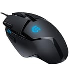 Logitech G G402 Hyperion Fury Kablolu Oyuncu Mouse, 4.000 DPI, Ultra Hızlı 500 IPS İzleme Hızı, 8 Programlanabilir Tuş, 1 ms Bildirim Hızı, Siyah