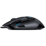 Logitech G G402 Hyperion Fury Kablolu Oyuncu Mouse, 4.000 DPI, Ultra Hızlı 500 IPS İzleme Hızı, 8 Programlanabilir Tuş, 1 ms Bildirim Hızı, Siyah