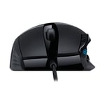 Logitech G G402 Hyperion Fury Kablolu Oyuncu Mouse, 4.000 DPI, Ultra Hızlı 500 IPS İzleme Hızı, 8 Programlanabilir Tuş, 1 ms Bildirim Hızı, Siyah