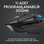 Logitech G G502 LIGHTSPEED Kablosuz Oyuncu Mouse, HERO Sensör, 25.600 DPI, 400 IPS İzleme Hızı, 1 ms Bildirim Hızı, 114 gr Ağırlık - Seçenekler: Fare + Klavye, Hero Kablolu Fare, Hero kablosuz fare...