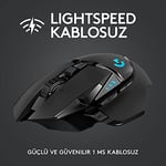 Logitech G G502 LIGHTSPEED Kablosuz Oyuncu Mouse, HERO Sensör, 25.600 DPI, 400 IPS İzleme Hızı, 1 ms Bildirim Hızı, 114 gr Ağırlık - Seçenekler: Fare + Klavye, Hero Kablolu Fare, Hero kablosuz fare...