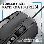 Logitech G G502 X Kablolu Oyun Mouse'u, LIGHTFORCE Hibrit Optik-Mekanik Ana Anahtarlar, HERO 25K Oyun Sensörü, MacOS, Windows ve PC ile Uyumlu, Siyah