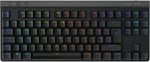Logitech G G515 LIGHTSPEED TKL Düşük Profilli Kablosuz Oyun Klavyesi, LIGHTSYNC RGB, İnce Sayısal Tuş Takımsız Tasarım, PBT Tuş Kapakları, İngilizce Tuş Dizilimi, Siyah