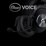 Logitech G Pro X 7.1 Oyuncu Kulaklığı, Blue Voice Mikrofon Teknolojisi, 50 mm Hassas PRO-G Sürücüleri, DTS Kulaklık:X 2.0 Sur - Seçenekler: Kablosuz (surround ses)., Kulaklık, Kulaklıklar, Standart...