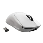 Logitech G PRO X SUPERLIGHT Kablosuz LIGHTSPEED Oyuncu Mouse, 25.600 DPI, HERO Sensör, 5 Özelleştirilebilir Tuş, 1 ms Bildirim Hızı, Uzun Pil Ömrü, PC / Mac ile Uyumlu, Beyaz