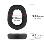 Logitech G435 Bluetooth Kablosuz Oyun Kulaklıkları Kulak Yastıkları, Kulaklık Kulaklıkları için Yedek Kulak Pedleri (Mesh Kumaş/Siyah)