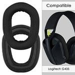 Logitech G435 Bluetooth Kablosuz Oyun Kulaklıkları Kulak Yastıkları, Kulaklık Kulaklıkları için Yedek Kulak Pedleri (Mesh Kumaş/Siyah)