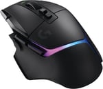 Logitech G502 X PLUS LIGHTSPEED Kablosuz Oyun Mouse'u, LIGHTSYNC RGB Aydınlatma, LIGHTFORCE Hibrit Anahtarlı Optik Mouse, HERO 25K Oyun Sensörü, MacOS, Windows ve PC ile Uyumlu, Siyah