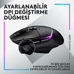 Logitech G502 X PLUS LIGHTSPEED Kablosuz Oyun Mouse'u, LIGHTSYNC RGB Aydınlatma, LIGHTFORCE Hibrit Anahtarlı Optik Mouse, HERO 25K Oyun Sensörü, MacOS, Windows ve PC ile Uyumlu, Siyah