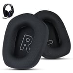 Logitech G733 Oyun Kulaklığı için Kumaş Yedek Kulak Pedleri, Logitech G335 Kablosuz Kulaklık, Yumuşak Mesh Kumaş ve İzolasyon Köpüğü ile Kulaklık Aksesuarları (Siyah)