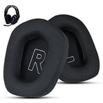 Logitech G733 Oyun Kulaklığı için Kumaş Yedek Kulak Pedleri, Logitech G335 Kablosuz Kulaklık, Yumuşak Mesh Kumaş ve İzolasyon Köpüğü ile Kulaklık Aksesuarları (Siyah)