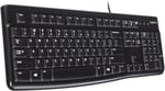 Logitech K120 USB Kablolu Klavye, Sayısal Tuş Takımına Sahip, Sıvı Dökülmelerine Dayanıklı, Türkçe Q Klavye, Siyah