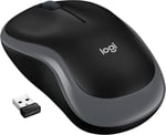 Logitech M185 Kablosuz Mouse, 1.000 DPI Optik Sensör, Sağ ve Sol Elle Kullanıma Uygun, 10 m Kullanım Mesafesi, 12 Ay Pil Ömrü, Gri