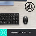 Logitech M190 kablosuz fare, iki elle kullanım için kavisli tasarım, 18 ay pil ömrü artı güç tasarrufu modu, USB alıcısı, geniş tekerlek ve tuşlar sayesinde hassas kontrol, gri