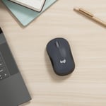 Logitech M220 Sessiz Kablosuz Mouse, Sağ ve Sol Elle Kullanıma Uygun, 1.000 DPI, 10 m Kullanım Mesafesi, 18 Ay Pil Ömrü, Siyah