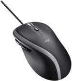 Logitech M500S Gelişmiş USB Kablolu Mouse, 4000 DPI, Yüksek Hızlı Hassas Kaydırma, 7 Özelleştirilebilir Tuş, Sağ Elle Kullanıma Uygun, Siyah