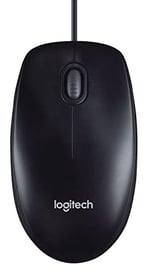 Logitech M90 USB Kablolu Mouse, PC, Mac, Dizüstü Bilgisayar ile Uyumlu, 1000 DPI Optik İzleme, Sağ ve Sol Elle Kullanıma Uygun, Siyah